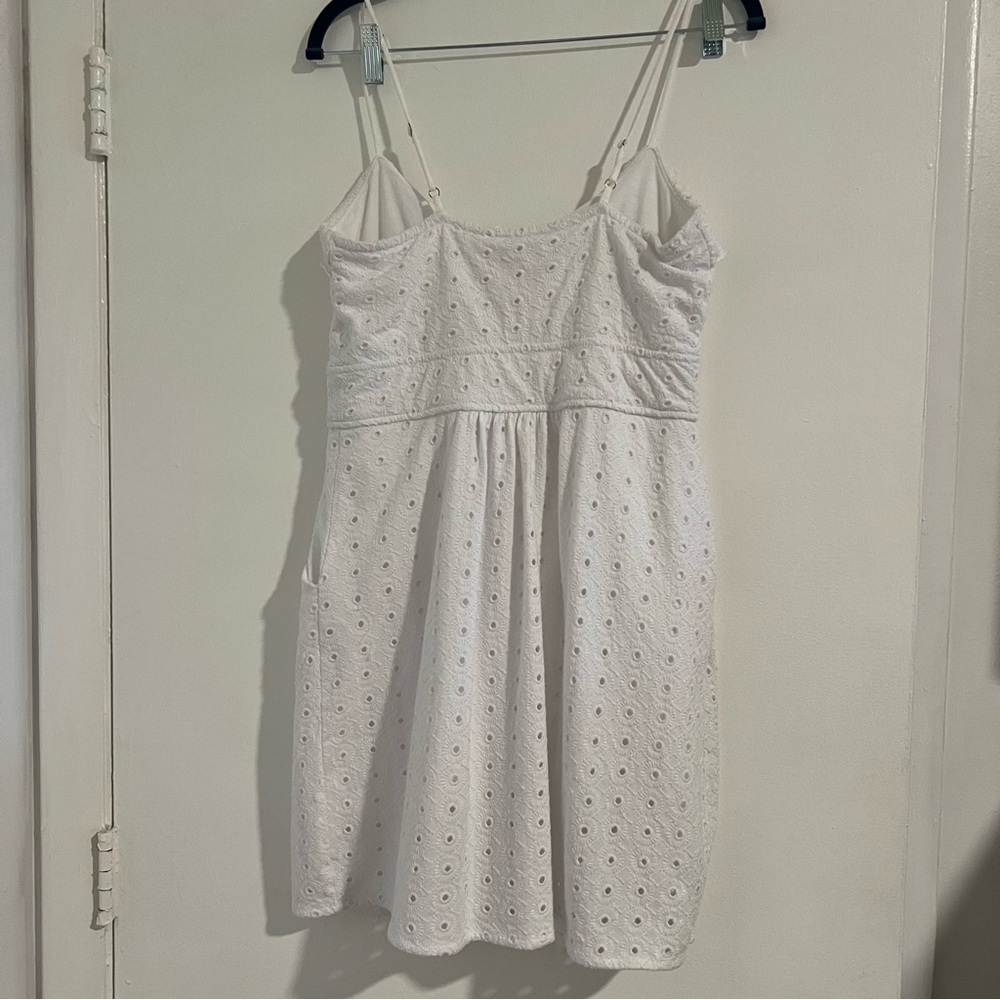 Lilly Pulitzer Carreen Resort White Sweet as Sugar Eyelet Dress Size S